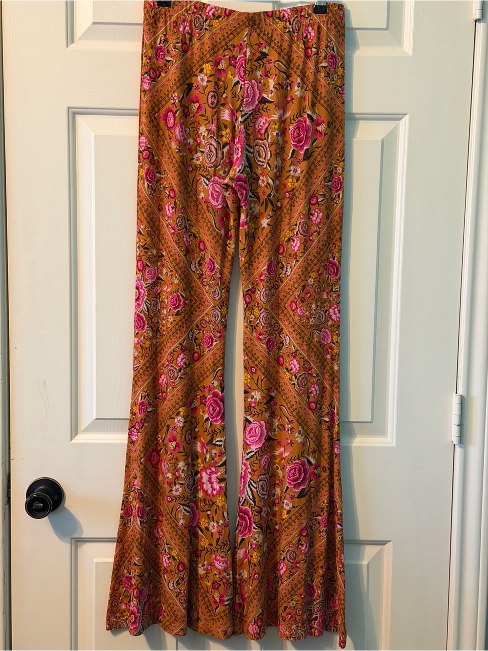 RARE Spell & The Gypsy Babushka Bells Flares Floral Pants L Archive - Picture 5 of 16